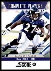 Ray Rice #7 Football Cards 2012 Panini Score Complete Players Prices