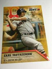 Carl Yastrzemski [5x7 Gold] Baseball Cards 2016 Topps Bunt Prices