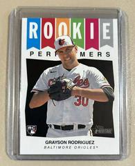 Grayson Rodriguez #RP-11 Baseball Cards 2023 Topps Heritage Rookie Performers Prices