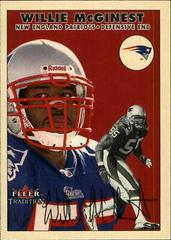 Willie McGinest [Glossy] #18 Football Cards 2000 Fleer Prices