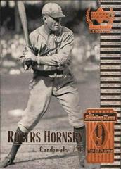 Rogers Hornsby Baseball Cards 1999 Upper Deck Century Legends Prices