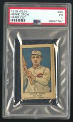 Heinie Groh [Hand Cut] #46 Baseball Cards 1919 W514 Prices
