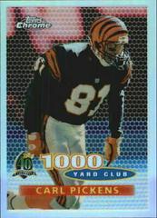 Carl Pickens [Refractor] #96 Football Cards 1996 Topps Chrome Prices