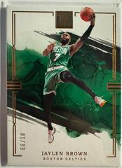 Jaylen Brown #3 Basketball Cards 2022 Panini Impeccable Prices