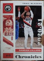 Damian Lillard Basketball Cards 2020 Panini Chronicles Prices