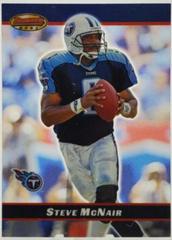 Steve McNair [Acetate Parallel] Football Cards 2000 Bowman's Best Prices