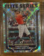 Carlos Correa [Silver] #ES-5 Baseball Cards 2022 Panini Donruss Elite Series Prices
