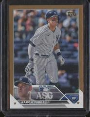 Aaron Judge [Gold] Baseball Cards 2023 Topps Update All Star Game Prices