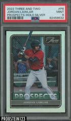 Jordan Lawlar [Holo Silver] #P-6 Baseball Cards 2022 Panini Three and Two Prospects Prices