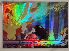 Releasing the Titans [Rainbow Foil] #39 Pokemon 2000 Topps Movie Prices