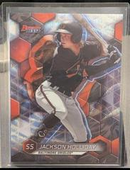 Jackson Holliday [Wave] #TP-12 Baseball Cards 2023 Bowman's Best Top Prospects Prices