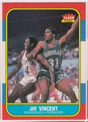 Jay Vincent Basketball Cards 1986 Fleer Prices