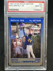Ken Griffey Jr. #41 Baseball Cards 1992 Star Nova Edition Prices