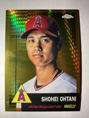 Shohei Ohtani [Gold Prism] Baseball Cards 2022 Topps Chrome Platinum Anniversary Prices