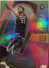 Karl-Anthony Towns [Green Flood] #6 Basketball Cards 2020 Donruss Power in the Paint Prices