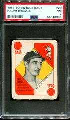 Ralph Branca #20 Baseball Cards 1951 Topps Blue Back Prices