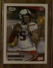Patrick Mahomes II [Silver] #5 Football Cards 2017 Sage Hit Premier Draft Prices