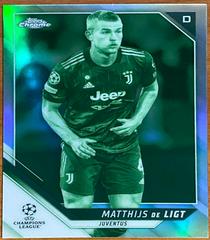 Matthijs De Ligt [Night Vision Refractor] Soccer Cards 2021 Topps Chrome UEFA Champions League Prices