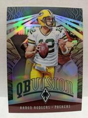 Aaron Rodgers [Red] #28 Football Cards 2018 Panini Phoenix QB Vision Prices