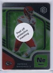 Patrick Mahomes II [Neon] #22 Football Cards 2021 Panini Elements Prices