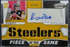 Kenny Pickett [Gold] #PGS-KP Football Cards 2022 Panini Certified Piece of the Game Signatures Prices