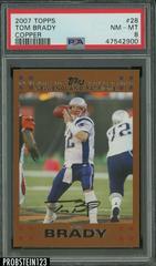 Tom Brady [Copper] #28 Football Cards 2007 Topps Prices
