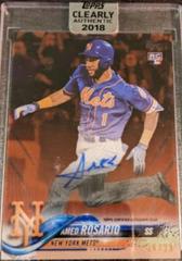 Amed Rosario [Autograph Red] Baseball Cards 2018 Topps Clearly Authentic Prices