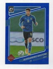 Alessandro Bastoni [Optic Blue] #76 Soccer Cards 2021 Panini Donruss Road to Qatar Prices