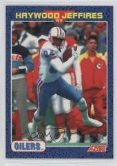 Haywood Jeffires #37 Football Cards 1991 Score Young Superstars Prices
