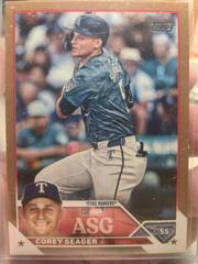 Corey Seager [Gold] #ASG-17 Baseball Cards 2023 Topps Update All Star Game Prices