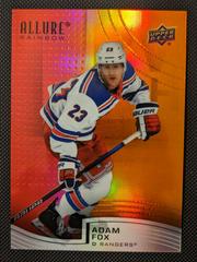 Adam Fox [Red Orange] #R-72 Hockey Cards 2021 Upper Deck Allure Rainbow Prices