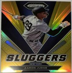 Aaron Judge [Gold Prizm] Baseball Cards 2022 Panini Prizm Sluggers Prices