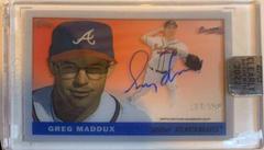 Greg Maddux #55RA-GM Baseball Cards 2022 Topps Clearly Authentic 1955 Reimagining Autographs Prices