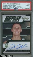 Donte DiVincenzo Basketball Cards 2018 Panini Certified Rookie Roll Call Autographs Prices