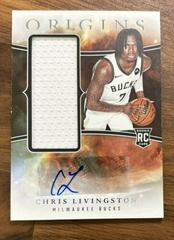 Chris Livingston #37 Basketball Cards 2023 Panini Origins Rookie Jersey Autograph Prices