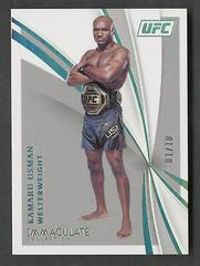Kamaru Usman [Gold] Ufc Cards 2021 Panini Immaculate UFC Prices
