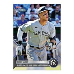 Aaron Judge #115 Baseball Cards 2022 Topps Now Prices