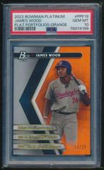 James Wood [Orange] #PPF-19 Baseball Cards 2022 Bowman Platinum Portfolios Prices
