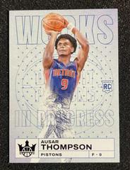 Ausar Thompson [Violet] #4 Basketball Cards 2023 Panini Court Kings Works in Progress Prices