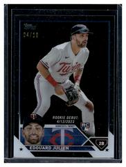 Edouard Julien [Clear] #US46 Baseball Cards 2023 Topps Update Prices