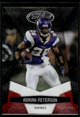 Adrian Peterson [Platinum Gold] #82 Football Cards 2010 Panini Certified Prices