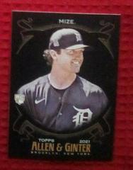 Casey Mize Baseball Cards 2021 Topps Allen & Ginter X Prices