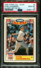 Ryne Sandberg Baseball Cards 1990 Topps All Star Glossy Set of 22 Prices