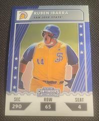 Ruben Ibarra Baseball Cards 2021 Panini Elite Extra Edition College Tickets Optic Prices