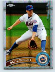 David Wright [Xfractor] #5 Baseball Cards 2011 Topps Chrome Prices