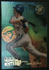Paul Molitor #7 Baseball Cards 1995 Stadium Club Crunch Time Prices
