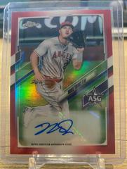 Mike Trout [Red Refractor] #CUSA-MT Baseball Cards 2021 Topps Chrome Update Autographs Prices