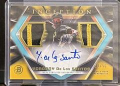 Yordany De Los Santos [Gold Foil] #IADR-YD Baseball Cards 2023 Bowman Inception Autograph Dual Relic Prices