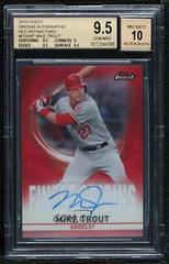 Mike Trout [Red Refractor] #MT Baseball Cards 2019 Topps Finest Origins Autograph Prices