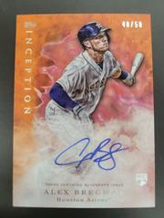 Alex Bregman [Autograph Orange] Baseball Cards 2017 Topps Inception Prices